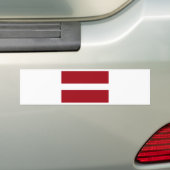 letland vlag bumpersticker (Op auto)
