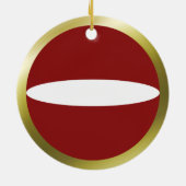 Letland Vlag Ornament (Achterkant)