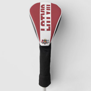 Letland Vlag Prachtige Patriotic Golfheadcover
