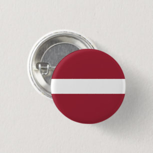 Letland Vlag Speld Knop Ronde Button 3,2 Cm