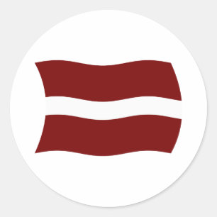 Letland Vlag Sticker