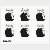 #LetLizSpeak Stickers "Néanmoins, elle a persisté" (Feuille)