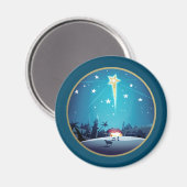 L'étoile de Bethléem. Magnets cadeaux de Noël (Recto/Verso)