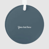 L'Étoile de Noël des merveilles de l'ornement acry (dos)