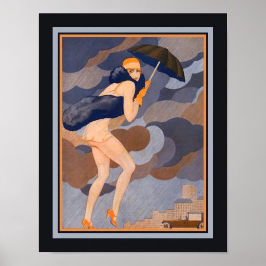 "L'Etourdie" Art Deco 1927 Poster (Voorkant)