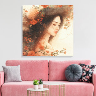 L'étreinte de Mère Nature - Art mural boho