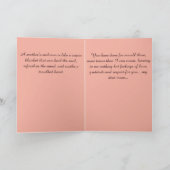 L'étreinte d'une mère (1) Carte de la fête des mè (Intérieur)