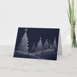 Lets, 5 inch x 7 inch gevouwen Wenskaart Kaart