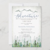 Let's Adventure Begin Forest Baby Shower Kaart (Voorkant)