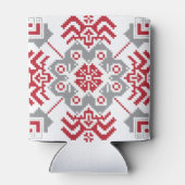 Lets Auseklis Folk art geometric medallion Blikjeskoeler (Achterkant)