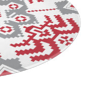 Lets Auseklis Folk art geometric medallion Snijplank (Hoek)