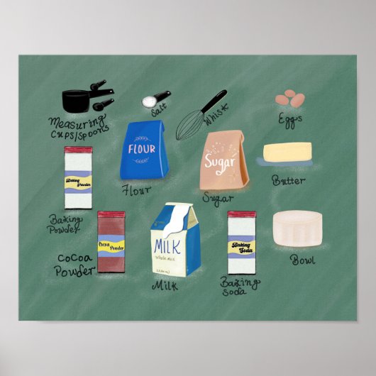 Let's Bake Poster (Voorkant)