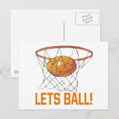 Lets Ball Briefkaart (Voorkant / Achterkant)