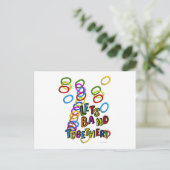 Lets Band Together Briefkaart (Staand voorkant)