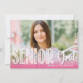 Let's Celebrate | Hoger Afstudeerder | Roze Afstud Kaart (Voorkant)