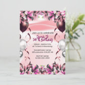 Let's Celebrate Invitation Template, Editable Surp (Debout devant)