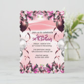Let's Celebrate Invitation Template, Editable Surp (Debout devant)