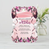 Let's Celebrate Invitation Template, Editable Surp Kaart (Staand voorkant)