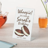 Let's Celebrate! Whoopie Pies Birthday Party Reclamebord Met Voetstuk (Insitu)