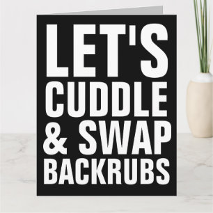 LE'TS CUDDLE & SWAP BACKRUBS GRANDES CARTES D'ANNI