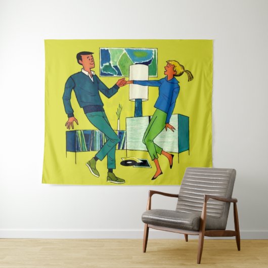 Let's Dance Wandkleed (In Situ (horizontaal))