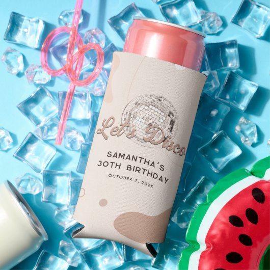 Lets Disco 30e verjaardag Retro Groovy 70s Custom (Insitu Zomer)