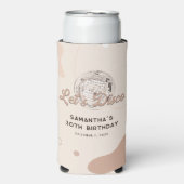 Lets Disco 30e verjaardag Retro Groovy 70s Custom (Seltzer Voorkant)