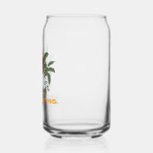 "Let's Do This" Cobra - De Witte Lotus Blikvorm Glas (Links)