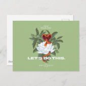 "Let's Do This" Cobra - De Witte Lotus Briefkaart (Voorkant / Achterkant)