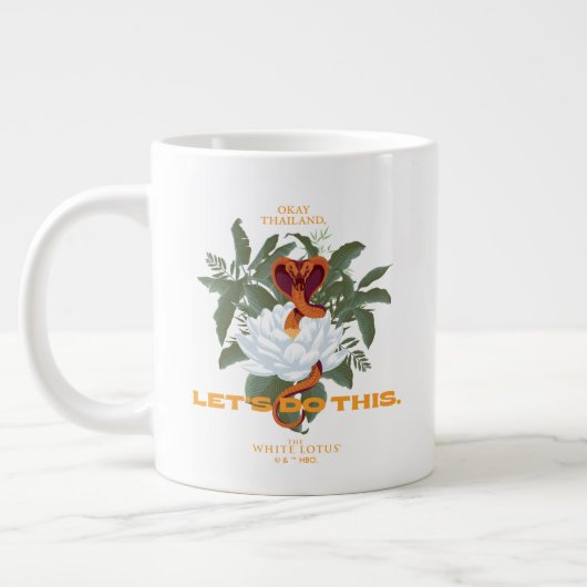 "Let's Do This" Cobra - De Witte Lotus Extra Grote Beker (Links)