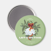 "Let's Do This" Cobra - De Witte Lotus Magneet (Voorkant / Achterkant)
