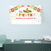 LET'S FIESTA Birthday Party banner backdrop (Beurs)