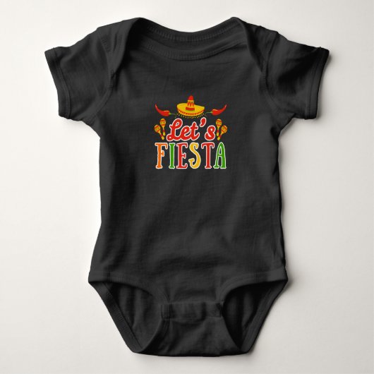 Let's Fiesta Cinco de Mayo Romper (Voorkant)