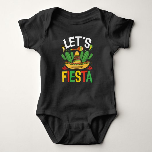 Lets Fiesta Cinco de Mayo Romper (Voorkant)