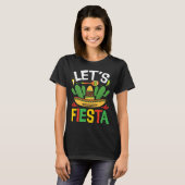 Lets Fiesta Cinco de Mayo T-shirt (Voorkant volledig)