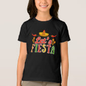 Let's Fiesta Cinco de Mayo Tri-Blend Shirt (Voorkant)