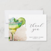 Let's Fiesta Tequila Bruiloftsfeest Bedankkaart (Voorkant)