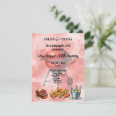 Let's Fire Up the Grille 60th Birthday Invitation (Debout devant)