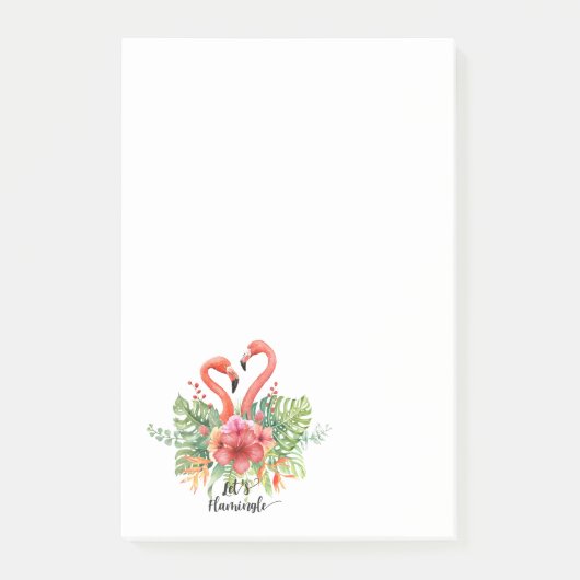 Lets Flamingle Post-it® Notes (Voorkant)