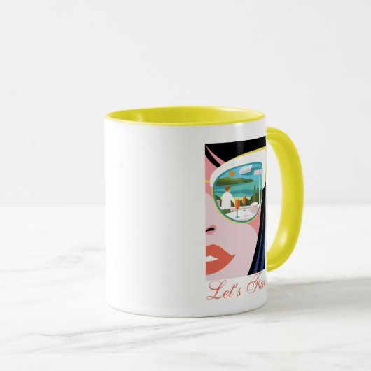 Let's Fun beroemd gemaakt door The White Lotus Mok (Voorkant rechts)