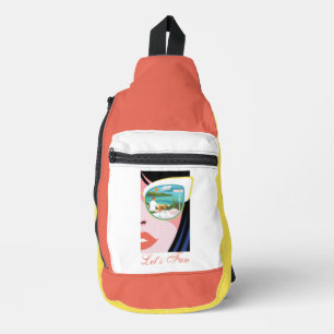 Let's Fun beroemd gemaakt door The White Lotus Sling Bag