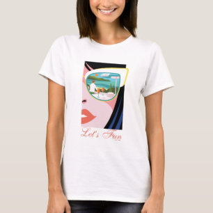 Let's Fun beroemd gemaakt door The White Lotus T-shirt