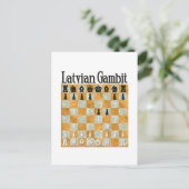 Lets Gambit Briefkaart (Staand voorkant)