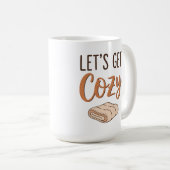 "Let's Get Cozy" deken Koffiemok (Voorkant rechts)