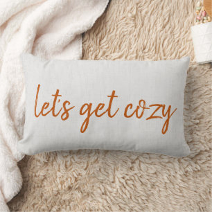 Let's Get Cozy Minimalist Kussen