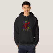 Let's Get Crazy Funny Dabbing Crawfish Mardi Gras  Hoodie (Voorkant volledig)