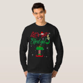 Let's Get Elfed Up Drinking Christmas T-shirt (Voorkant volledig)