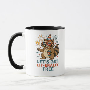 Let's Get Lit-Echt Gratis Ontwerp - Fun Party Quot Mok