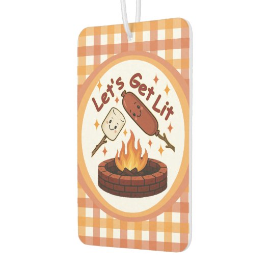 Let's Get Lit Firepit - Schattigee Marshmallow & H Luchtverfrisser (Links)