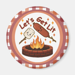 Let's Get Lit Firepit - Schattigee Marshmallow & H Magneet